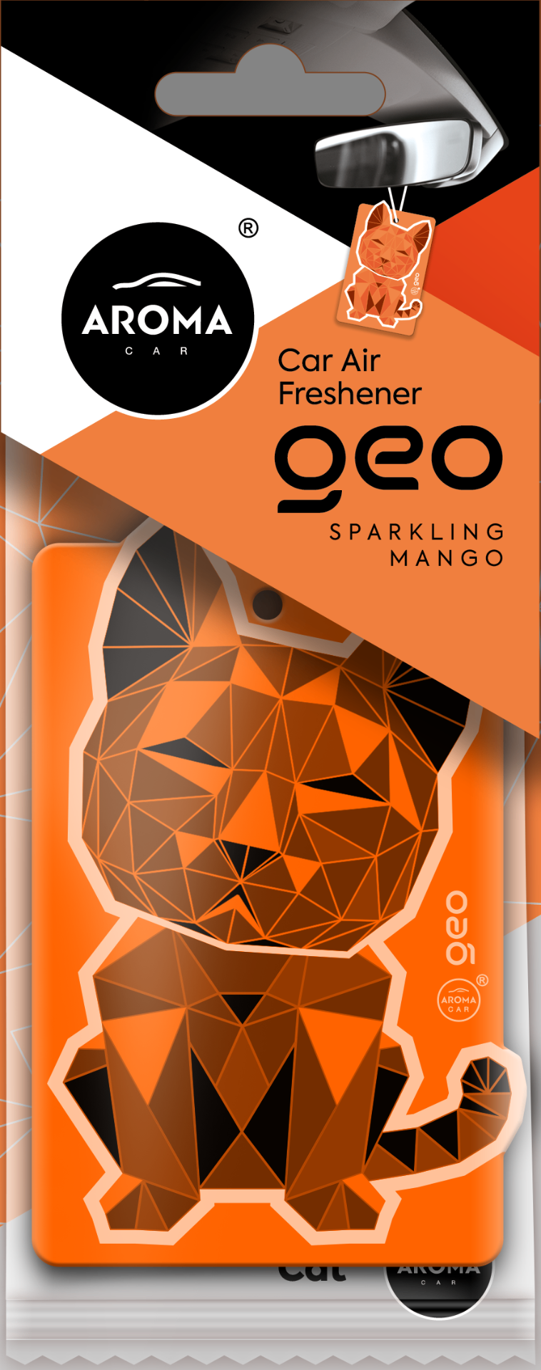 Geo Hanging Air Freshener — Sparkling Mango