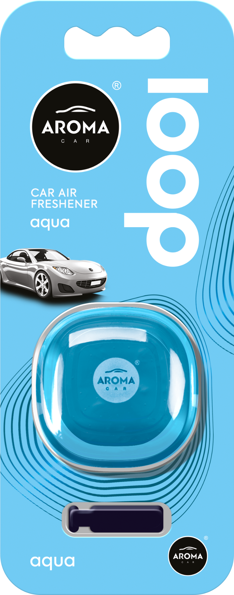 Aroma Car Loop — Aqua