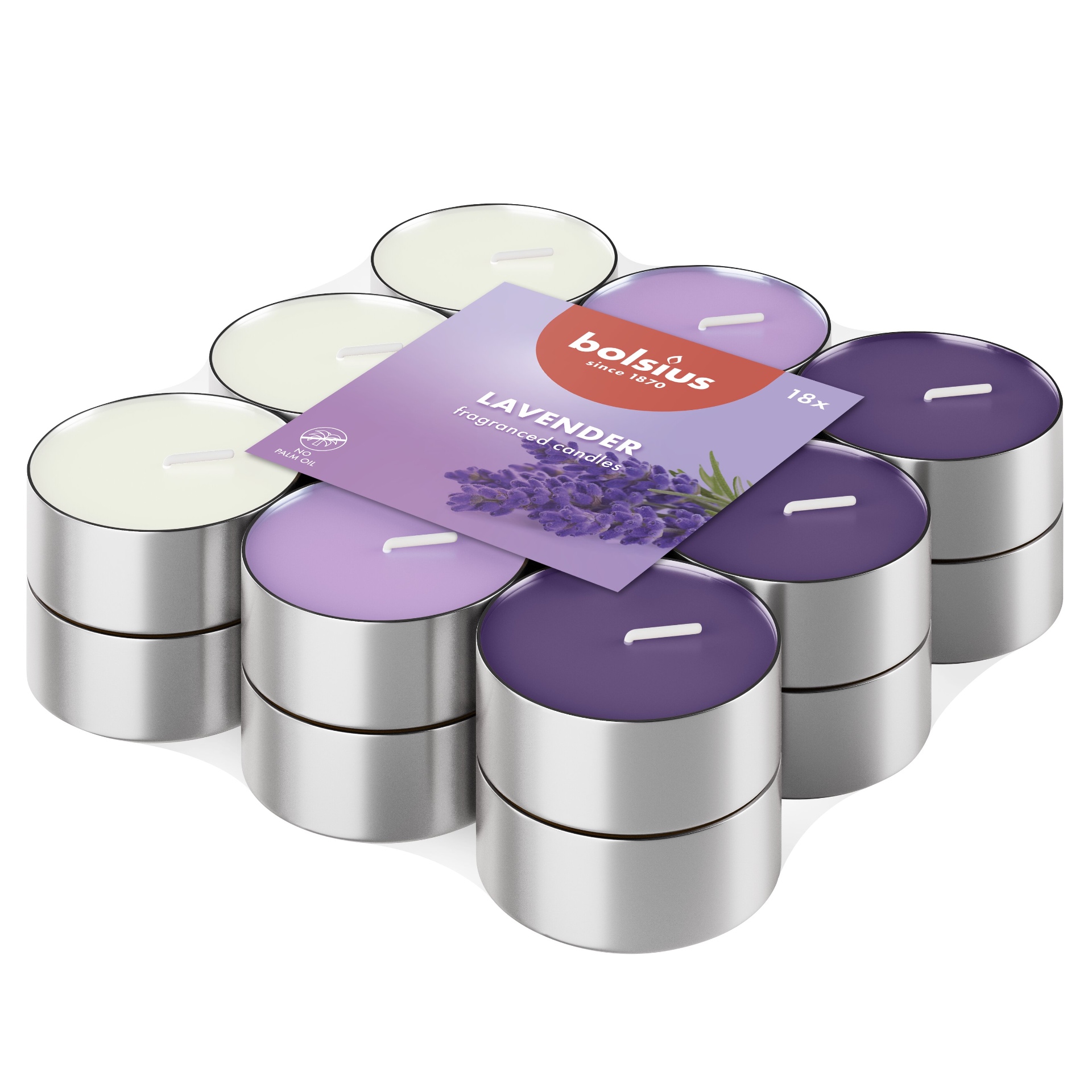 Lavender Fragranced Tea Lights — 18 pack